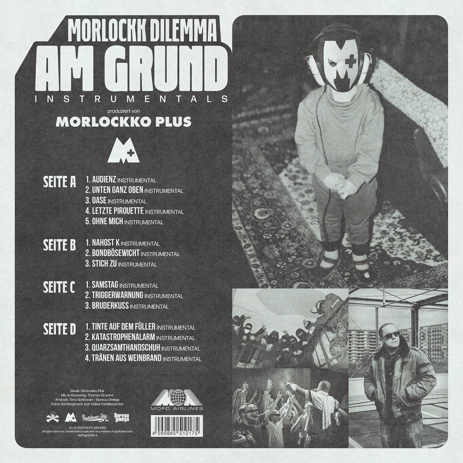 Morlockk Dilemma - Am Grund 2LP (LTD Instrumental-Edition)