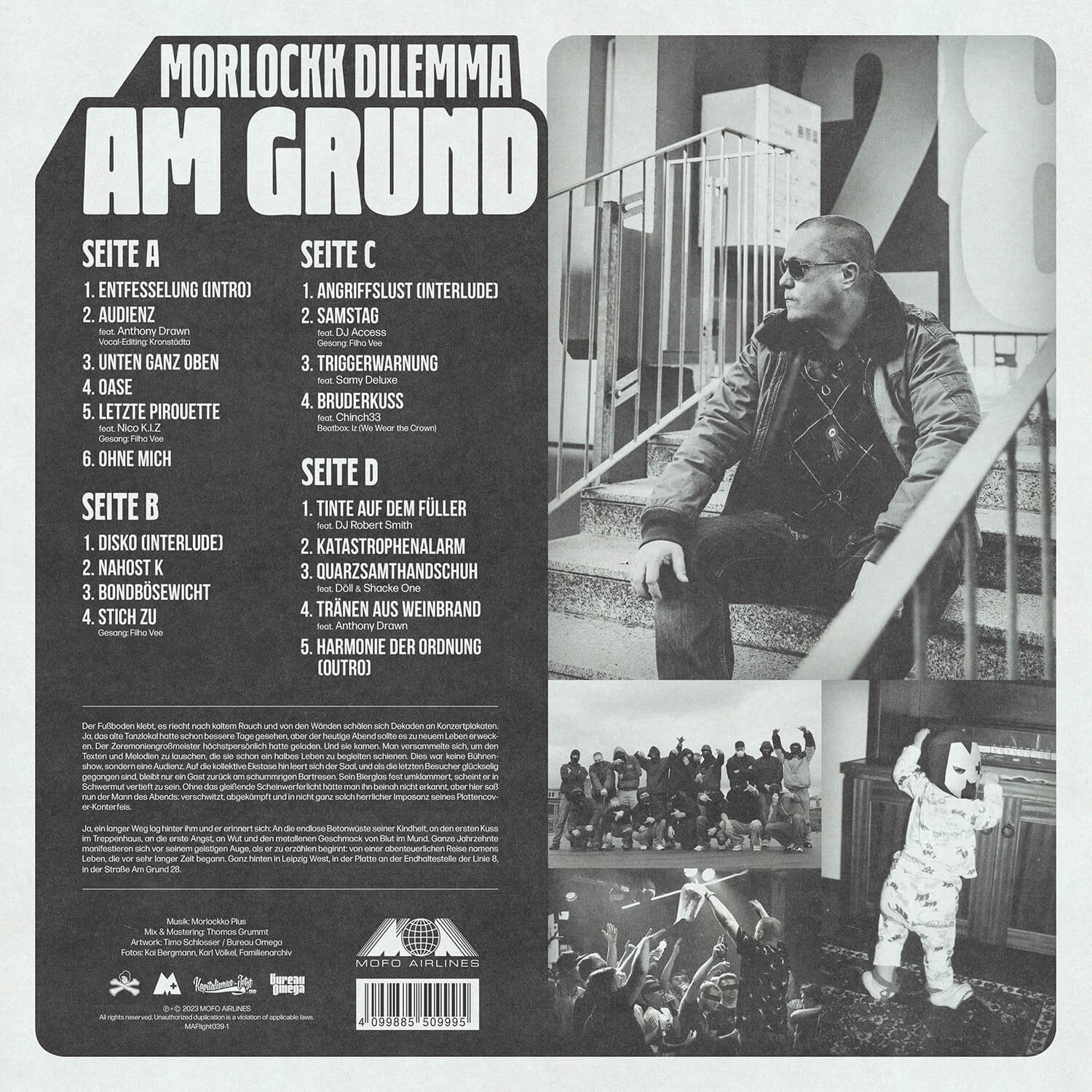 Morlockk Dilemma - Am Grund 2LP (Standard-Edition inkl. Comic)