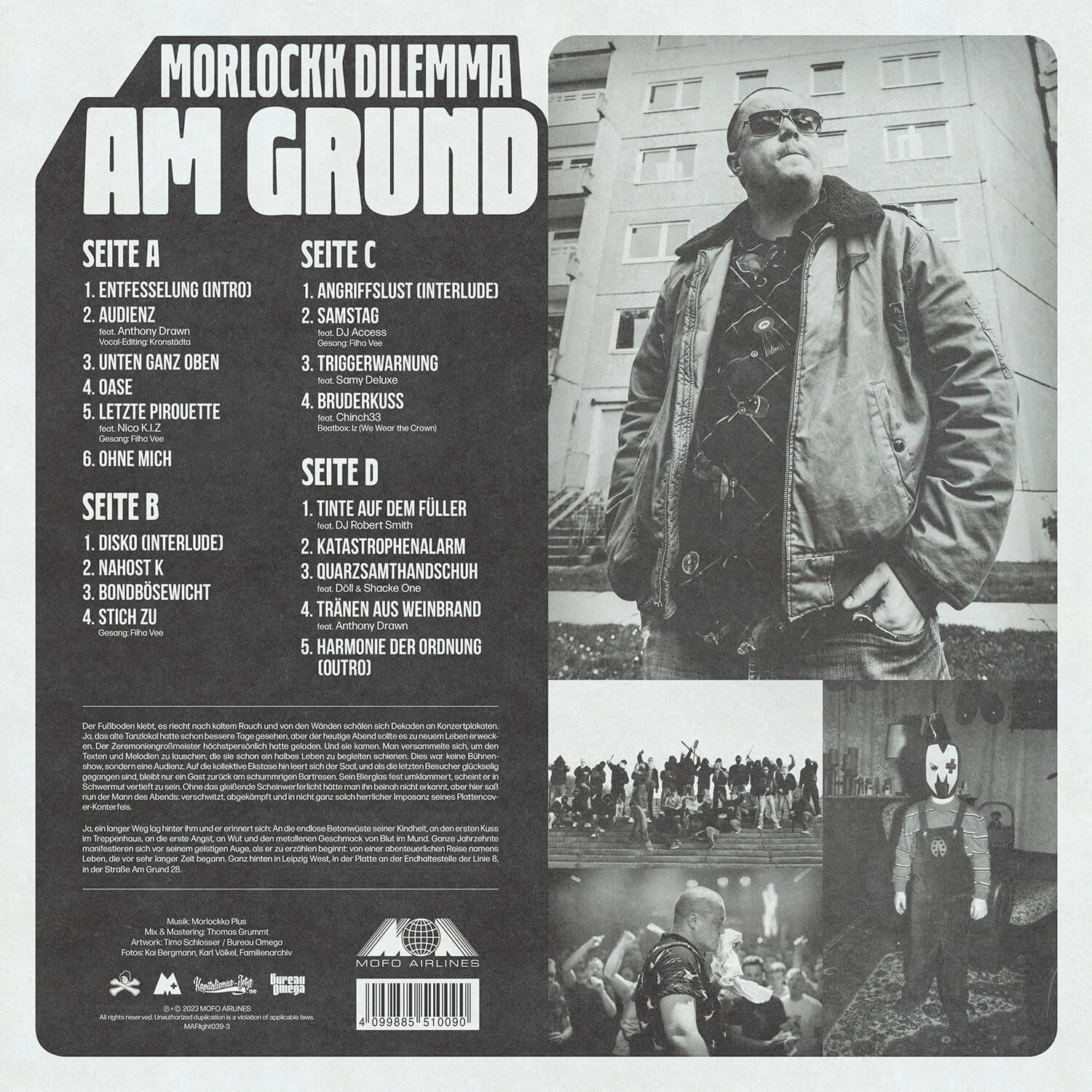 Morlockk Dilemma - Am Grund 2LP (LTD Yellow-Edition, inkl. Comic)