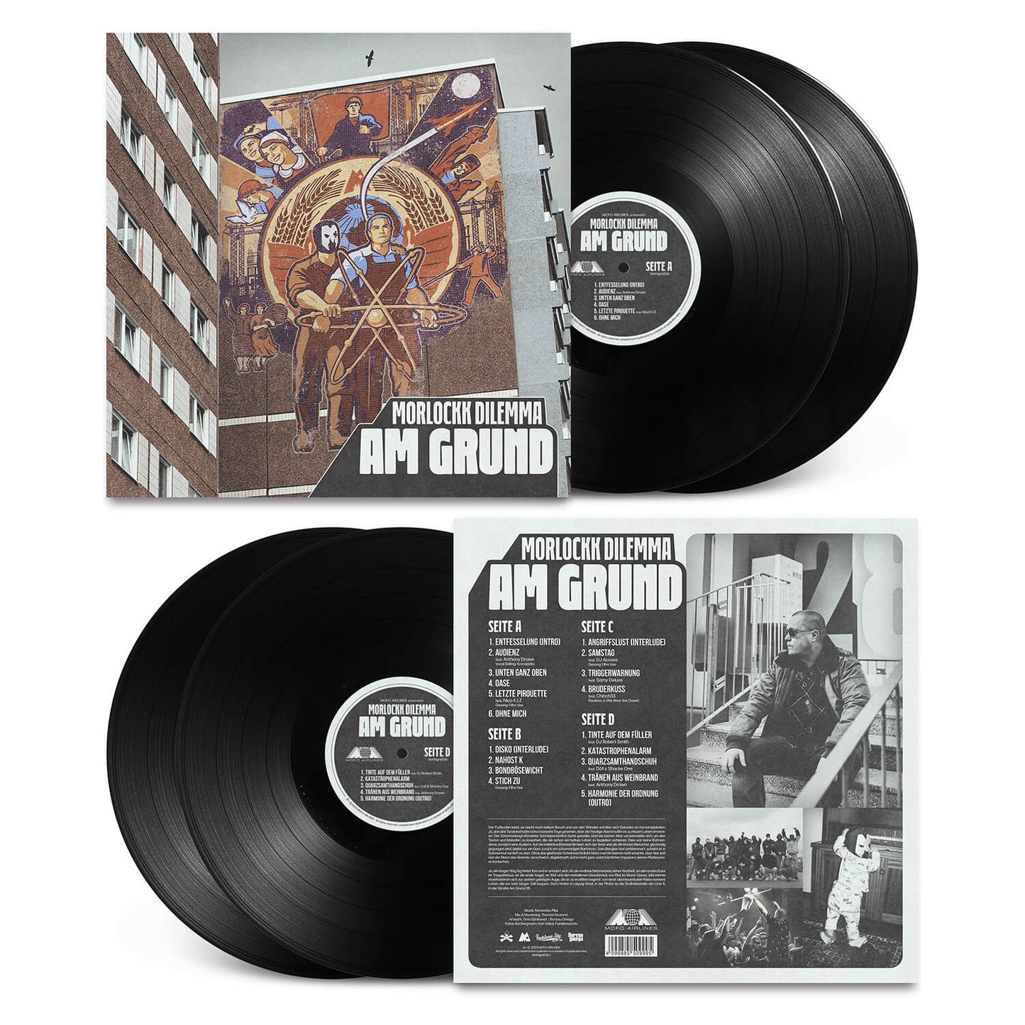 Morlockk Dilemma - Am Grund 2LP (inkl. Comic)