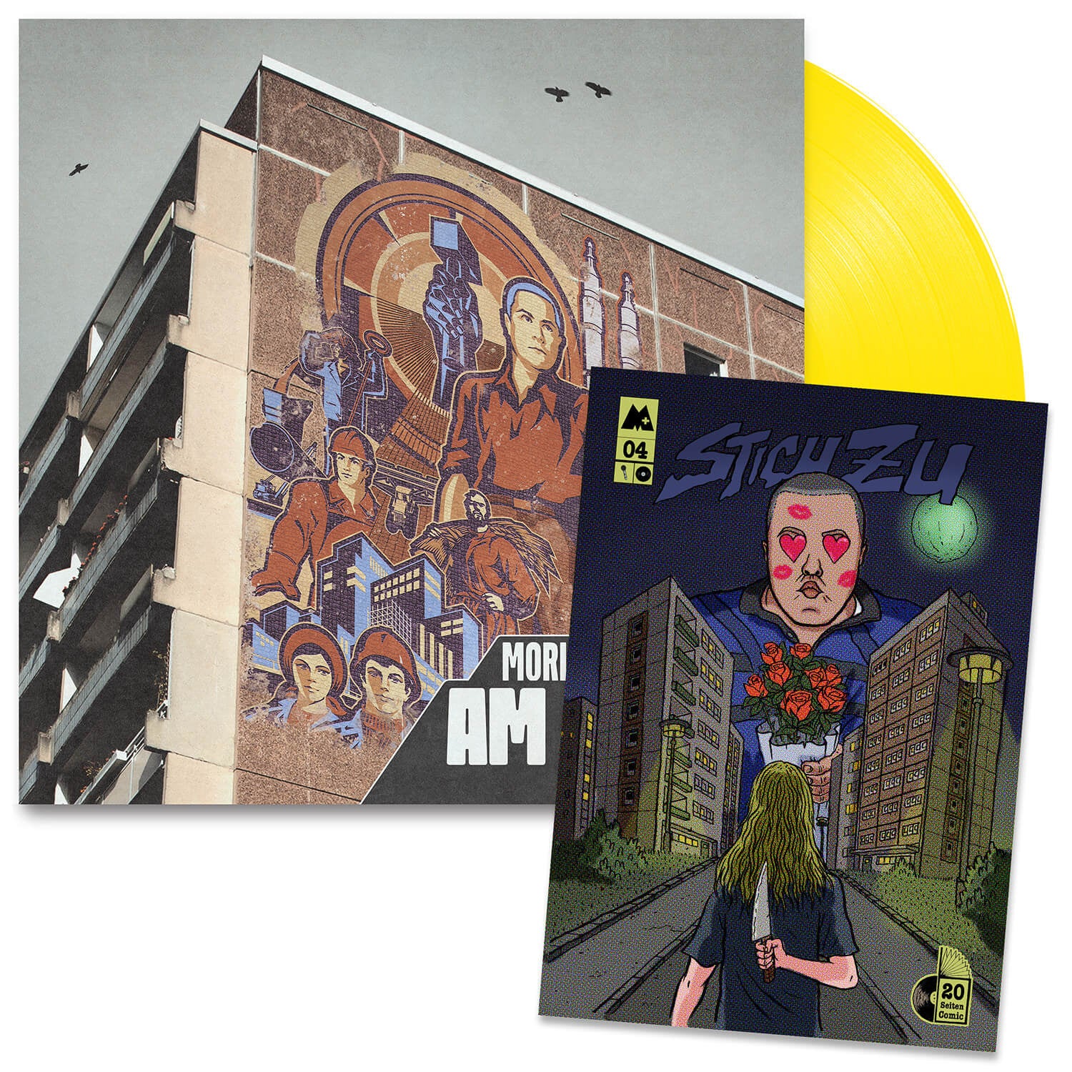Morlockk Dilemma - Am Grund 2LP (LTD Yellow-Edition, inkl. Comic)