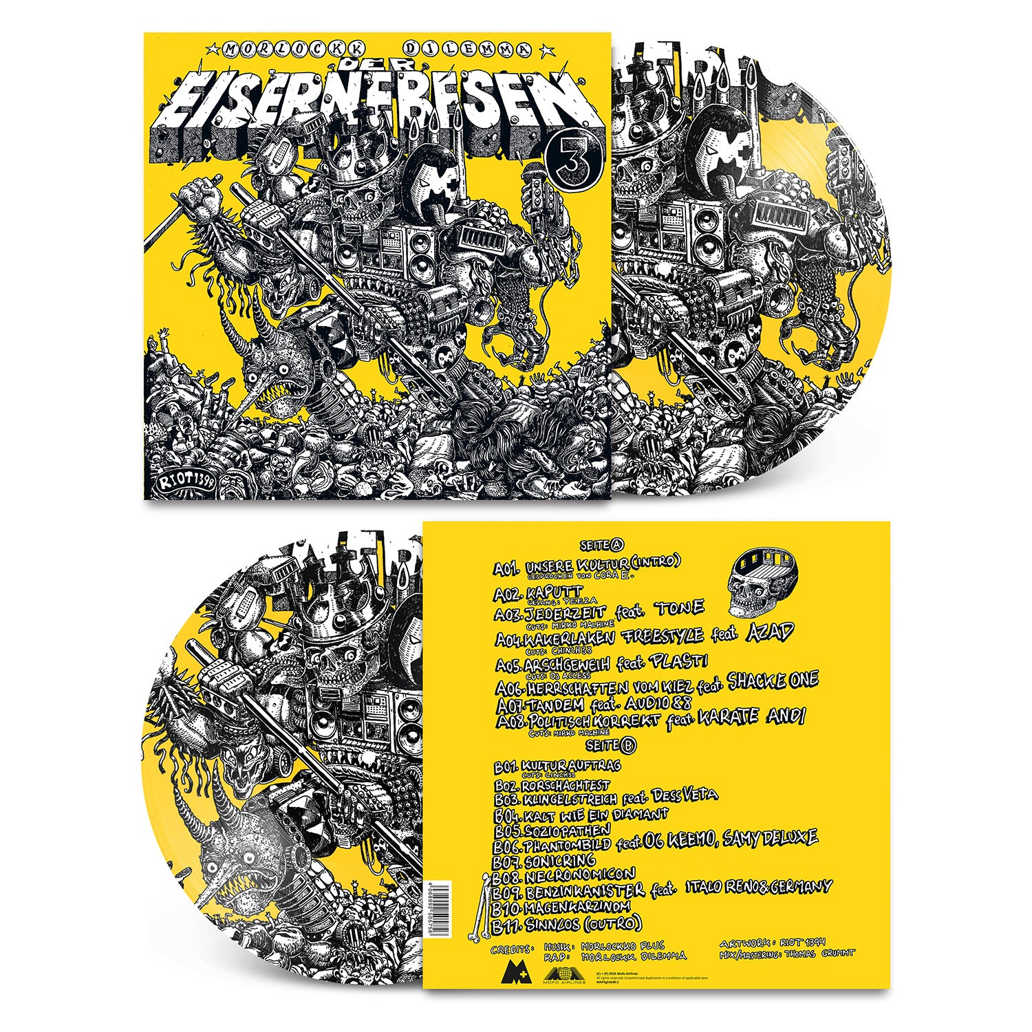 Morlockk Dilemma - Der Eiserne Besen 3 LP (LTD Picture Disc-Edition)