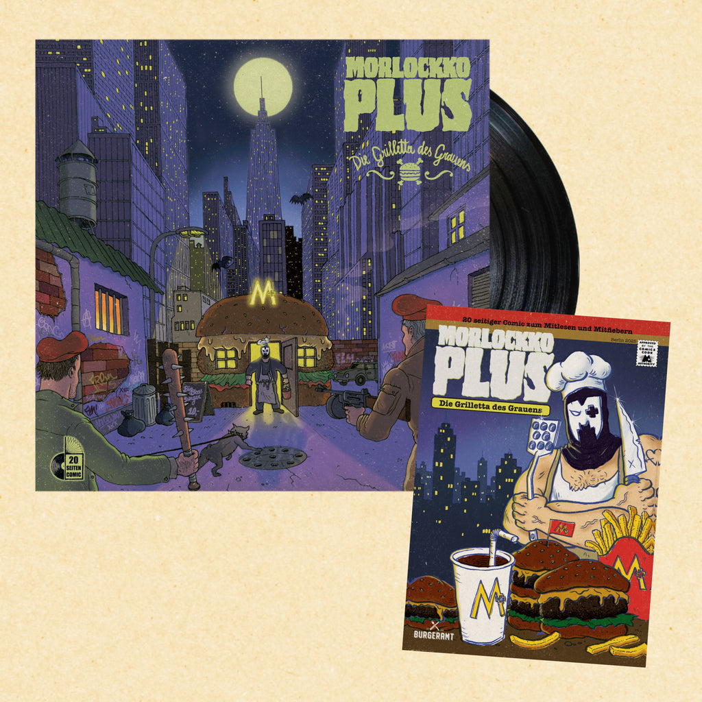 Morlockko Plus & Die Grilletta des Grauens LP (inkl. Comic)