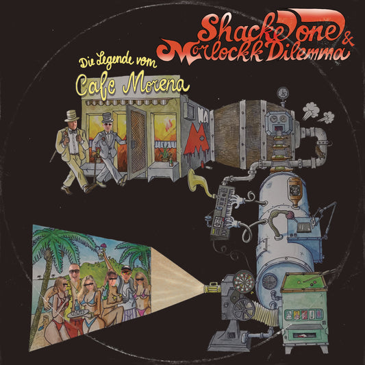 Shacke One & Morlockk Dilemma - Die Legende vom Cafe Morena LP (CLEAR/BLACK)