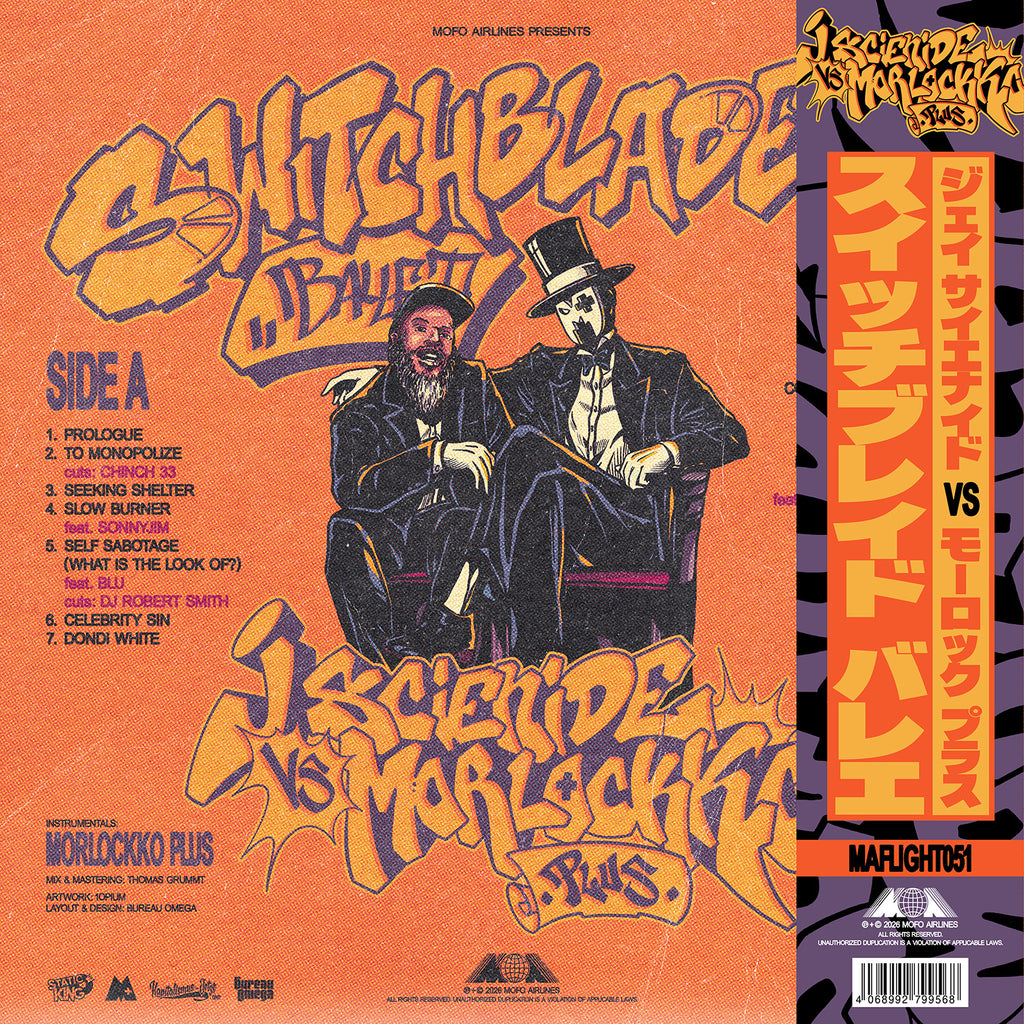 J Scienide vs Morlockko Plus - Switchblade Ballet LP (LTD OBI Edition)