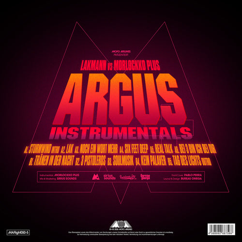 Lakmann vs. Morlockko Plus - Argus Instrumental LP