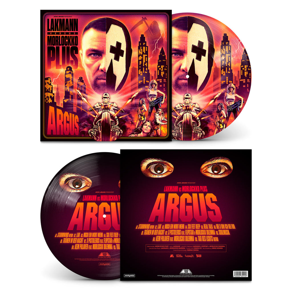 Lakmann vs. Morlockko Plus - Argus LP (Picture Disc-Edition)