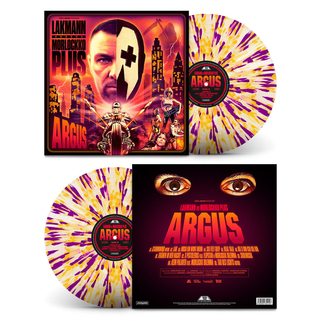 Lakmann vs. Morlockko Plus - Argus LP (Splatter-Edition)