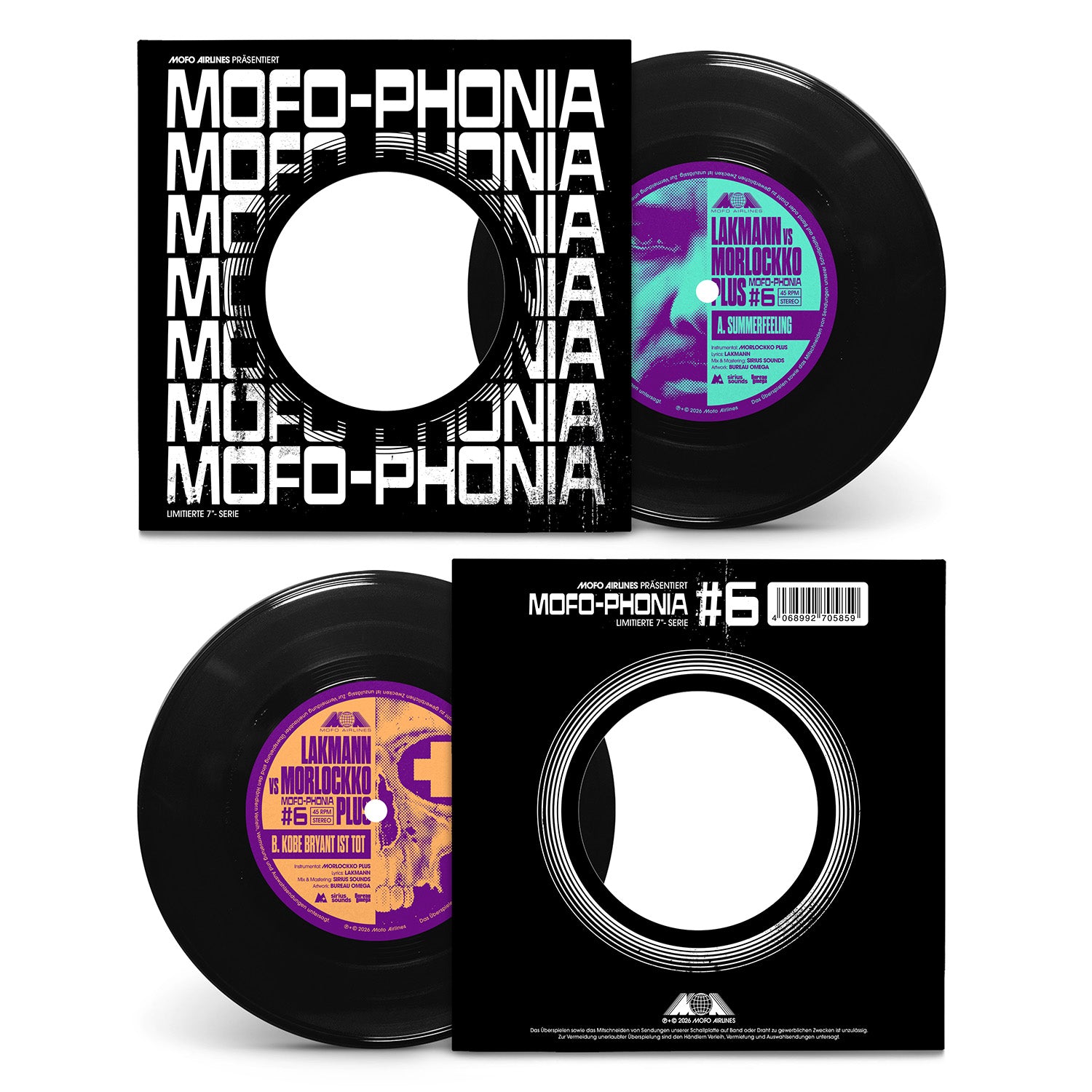 Lakmann vs. Morlockko Plus - Summerfeeling 7 Inch