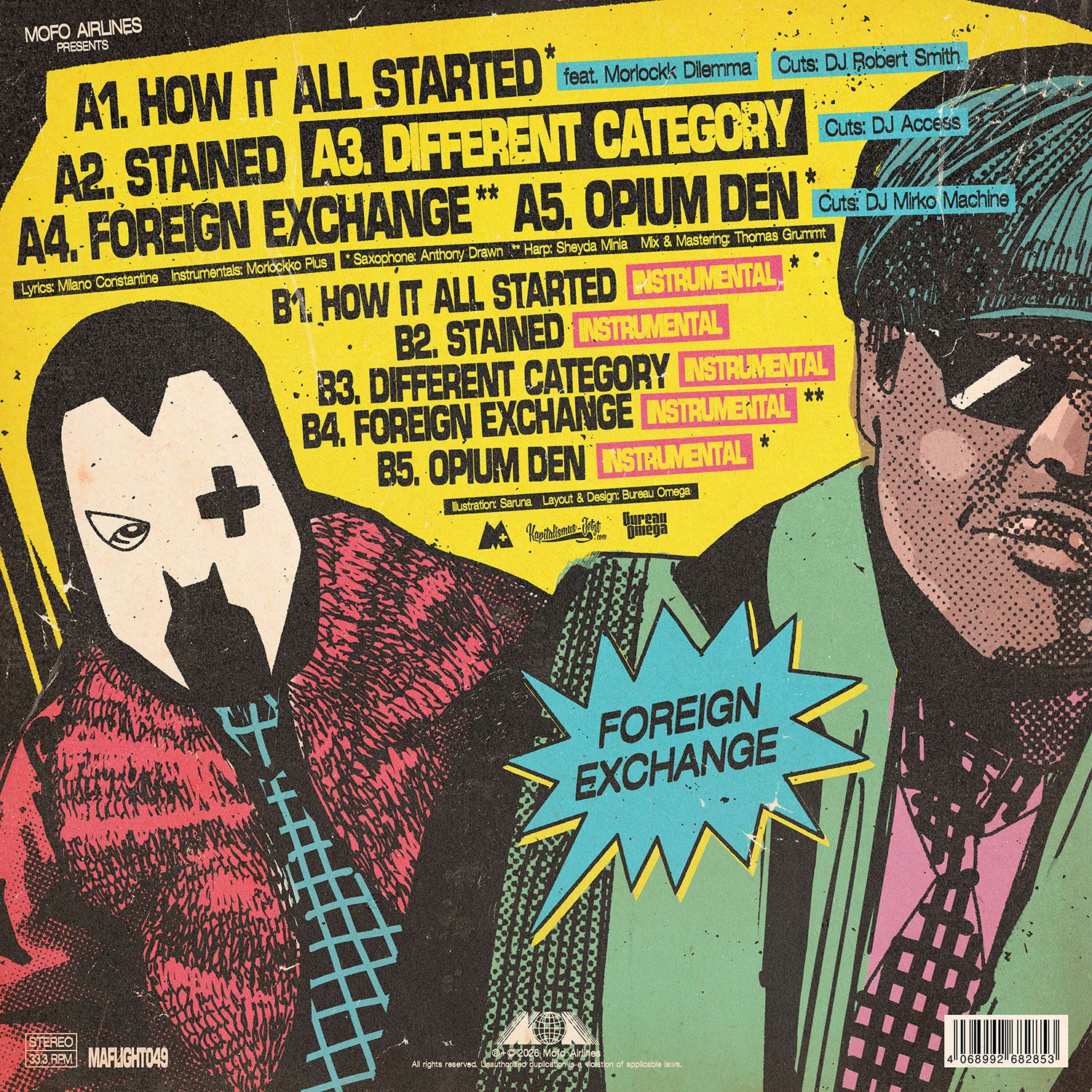 Milano Constantine vs. Morlockko Plus - Foreign Exchange (LTD Black Edition)