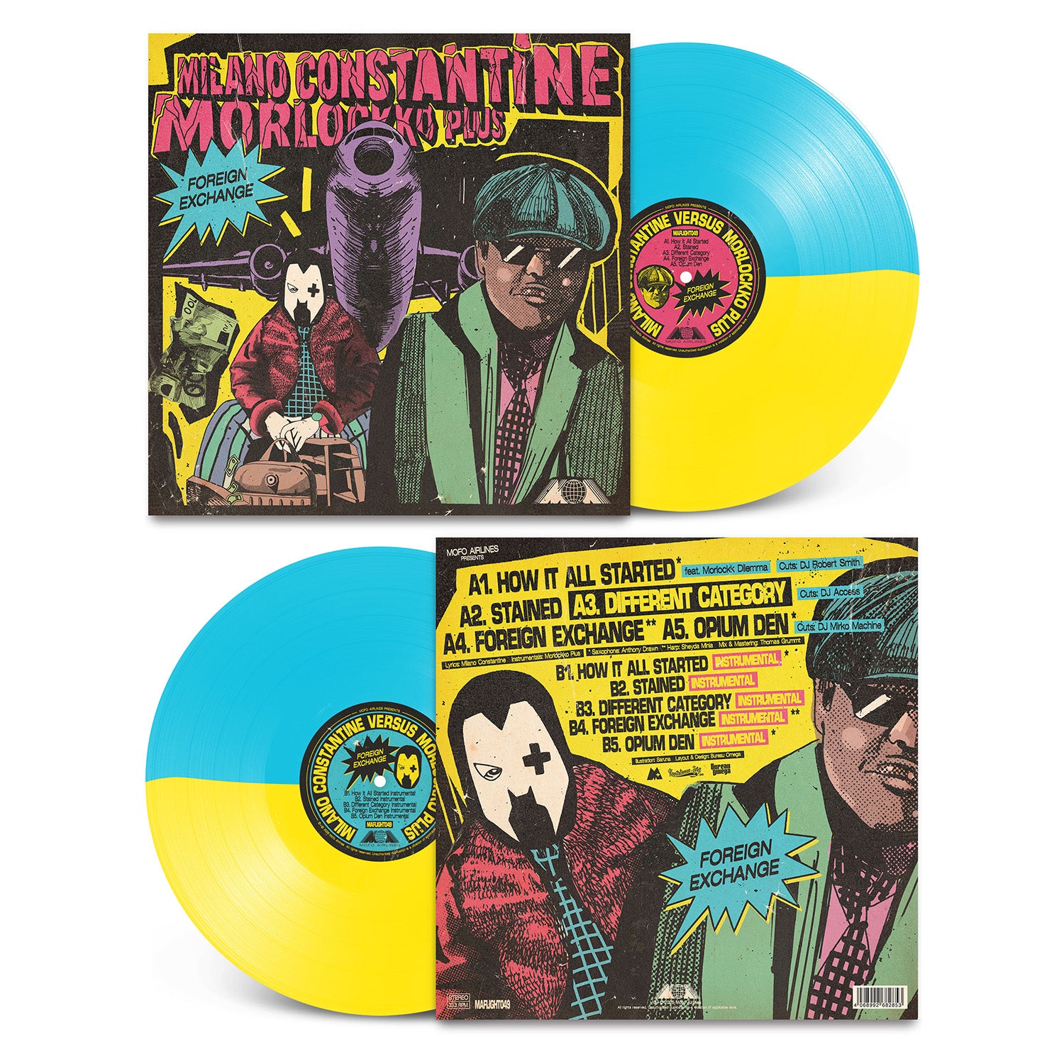 Milano Constantine vs. Morlockko Plus - Foreign Exchange (LTD Split-Color)