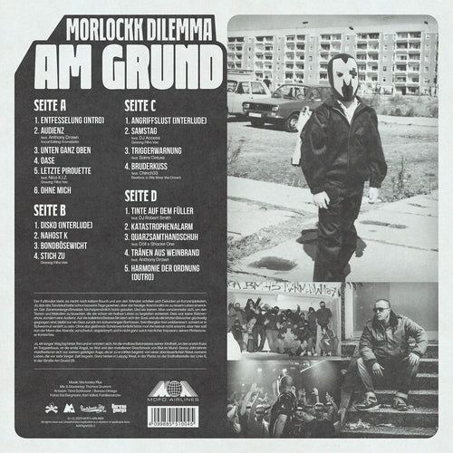Morlockk Dilemma - Am Grund 2LP (LTD Blue-Edition, inkl. Comic)