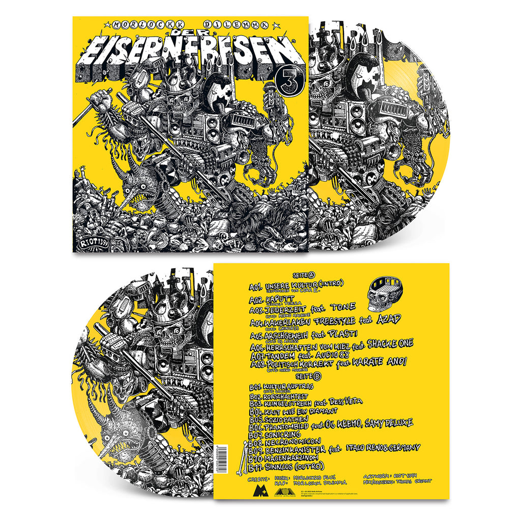 Morlockk Dilemma - Der Eiserne Besen 3 LP (LTD Picture Disc-Edition)