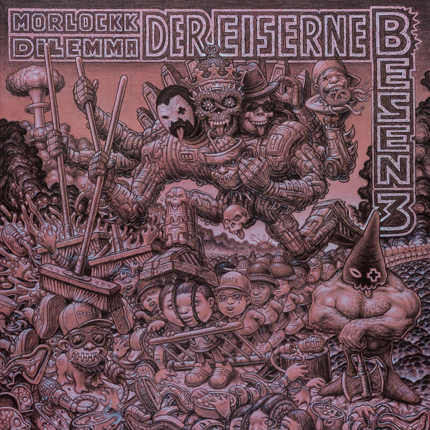 Morlockk Dilemma - Der Eiserne Besen 3 LP (LTD Tie Dye-Edition)